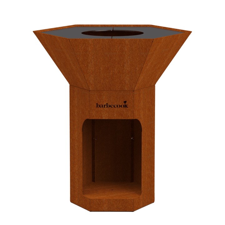 Gratar pe lemne Nestor Original Corten, Barbecook