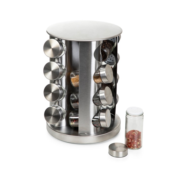 B2 RACK Комплект контейнери за подправки Essentials, 16 буркана, 19x26 см