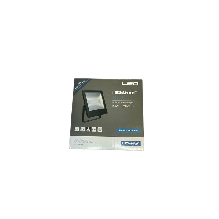 Proiector led MEGAMAN, 240W, 2300 LM, 4000K, culoare negru