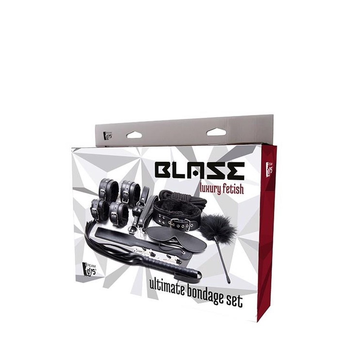 Комплект бондидж аксесоари Dream Toys, Luxury Fetish, Черен