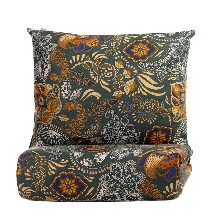 Спално бельо TAPUA, Homla, памук, 3 части, 160x200см + 2x50x70см, многоцветни