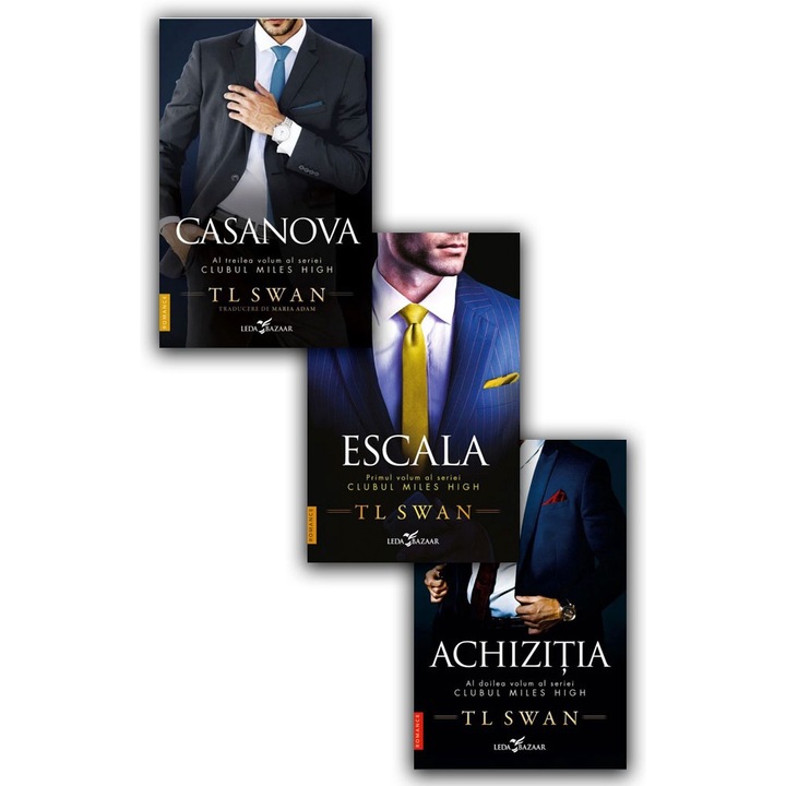 Pachet 3 Carti: Seria Clubul Miles High, de T.L. Swan