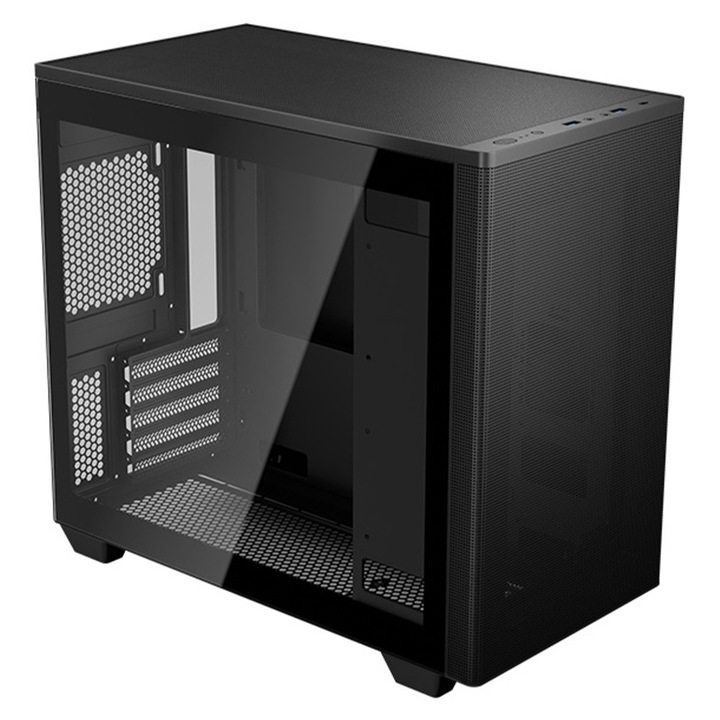 Кутия Aerocool Stormfront Mini V1, SPCC Steel, ATX Mini Tower, Черна