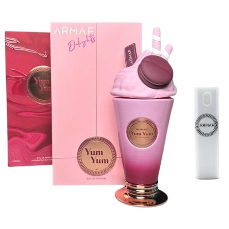 Set Apa de parfum Armaf Delights Yum Yum de dama 100 ml cu Kit