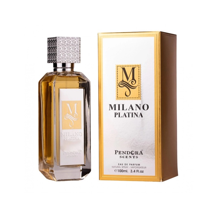 Парфюмна вода Pendora Scents Milano Platina, мъжка, 100 мл