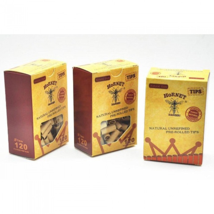 Картонени филтри за цигари Hornet Brown,6/21 мм