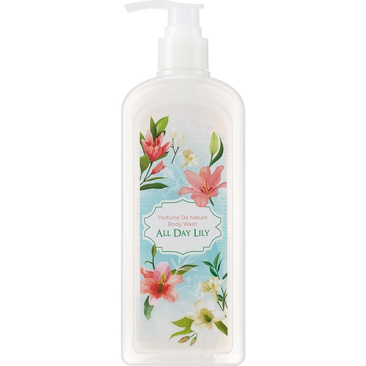 Hidratáló tusfürdő, NATURE REPUBLIC, All Day Lily, 345 ml