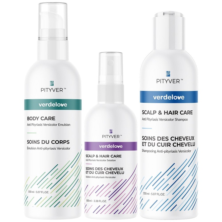 Set Pityver impotriva matretii, sampon 150 ml, lotiune pentru scalp 100 ml, emulsie pentru corp 150 ml