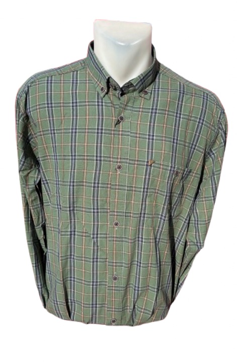 Camasa cu carouri Regular Fit, Verde