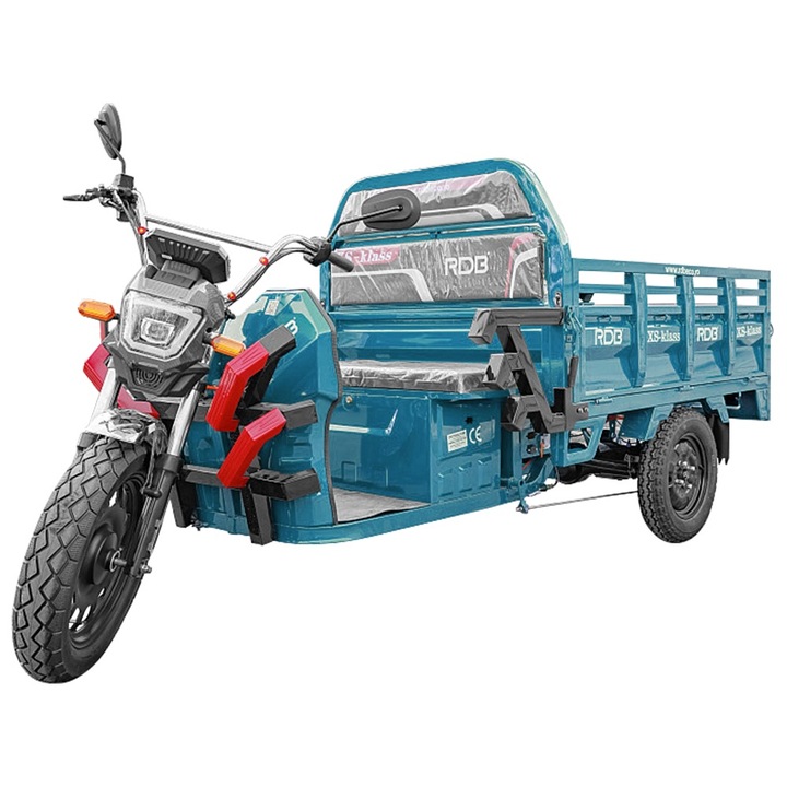 Triciclu electric RDB XS-Klass, fara permis, 1500W, 25 km/h, albastru