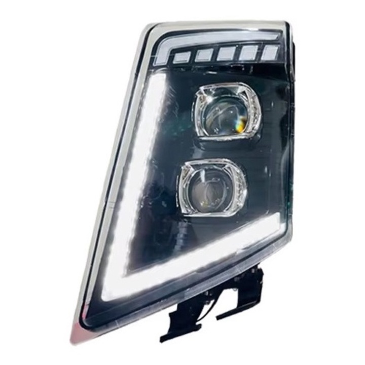 Far LED stanga cu lumini de zi dinamice DRL, faza scurta-lunga, semnalizator, pentru camion Volvo FH13 FH16 FM460 FH500
