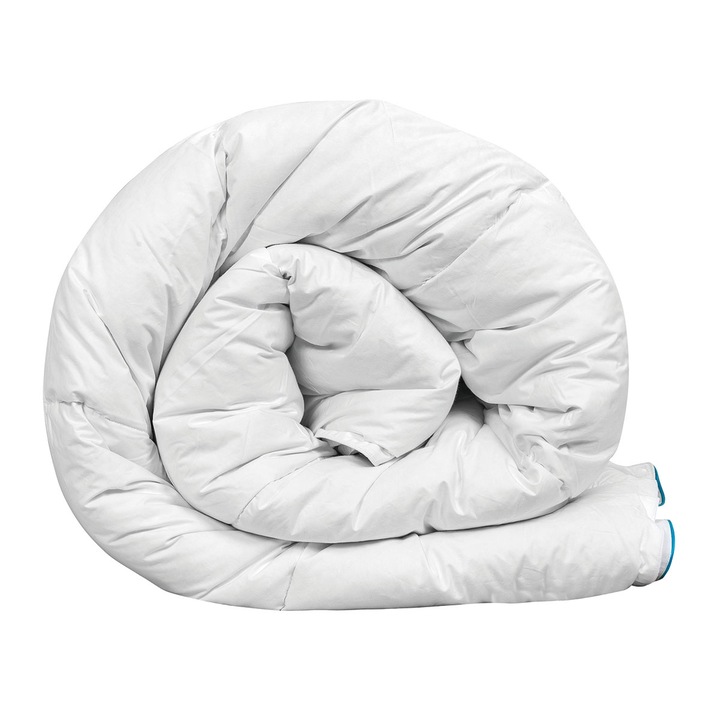 Set 2 pilote Beauty Home bumbac, 220x240cm, alb