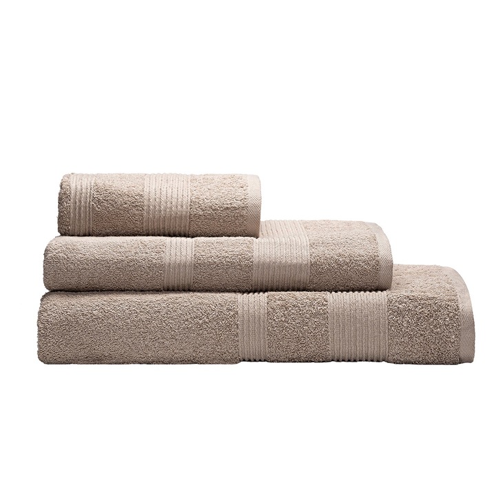 Prosoape set Beauty Home Euphoria 80x150cm, 650gsm, bej, 8 culori disponibile