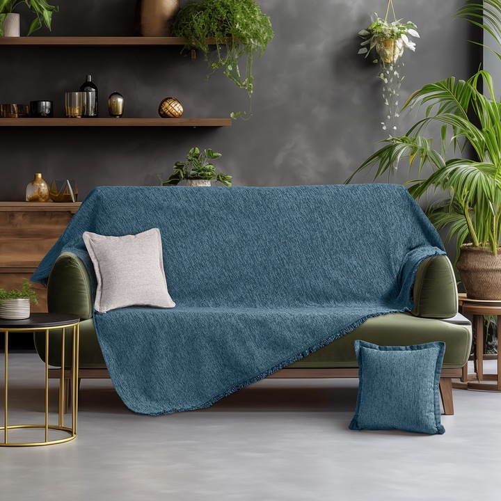 Patura Beauty Home, 180x170cm, culoare petrol