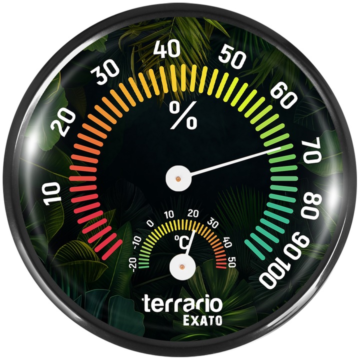 Термометър с хигрометър за терариум, Terrario Exato 2 в 1, прецизен