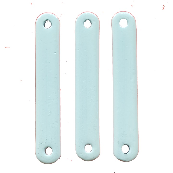 Greutati metalice pentru perdele Flokatex, 25g, set 3 bucati, 55x11x4mm