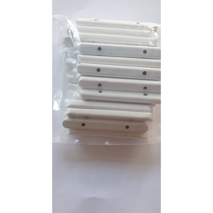 Greutati pentru perdele Flokatex, 50g, set 50 bucati, 77x14x5mm, metal