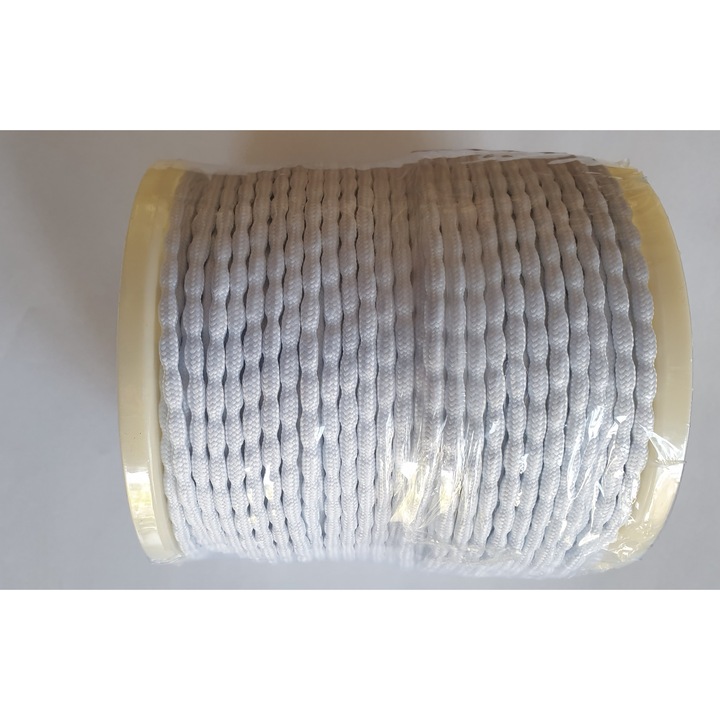 Snur pentru perdele si draperii Flokatex 50g/m, rola 50m, alb