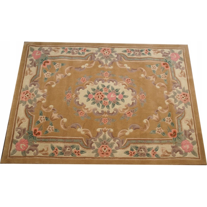 Килим Flokatex, 140x200см, бежов, 3.7кг/м2, височина 19мм, вълнен