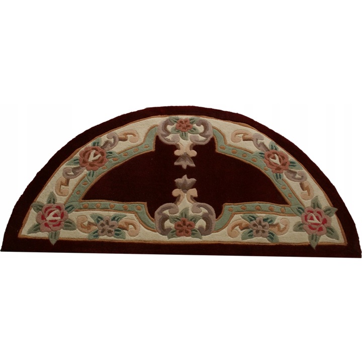 Covor, Flokatex, 69x137cm, rosu, lana, 19mm inaltime fir