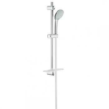 Set dus Grohe Euphoria 110 Duo, 2 functii, tija ajustabila, polita, limitator debit, anti-calcar, compatibil boiler, Crom Set dus Grohe Euphoria 110 Duo, 2 functii, tija ajustabila, polita, limitator debit, anti-calcar, compatibil boiler, Crom