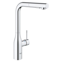 baterie bucatarie cu dus extractabil grohe essence foot control senzor pornireoprire actionabil cu piciorul cartus ceramic oprire automata 2 tipuri dus pivotanta limitator debit anti-calcar crom imagen 42_0_
0