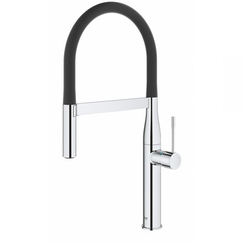 Baterie de bucatarie Grohe Essence 30294000, 1/2'', monocomanda, pipa inalta, dus extractabil, Crom Baterie de bucatarie Grohe Essence 30294000, 1/2'', monocomanda, pipa inalta, dus extractabil, Crom