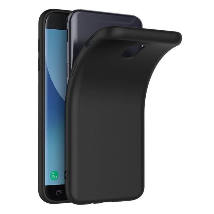 Калъф Samsung Galaxy J7 2017, Противоударен, TPU Gel, Черен