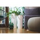 Ghiveci rotund inalt Tubus slim shine DTUS200S, 20x38cm, Alb