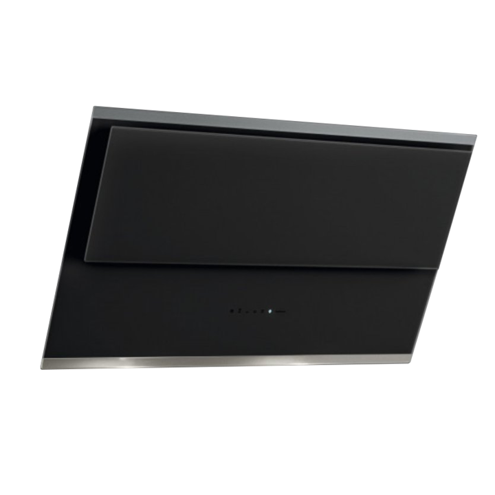 Hota de perete FALMEC VERSO Black Glass, L=85 cm, Motor 800 mc/h, Sistem Dialogue de comunicare intre plita si hota Falmec, Functie 24h, Touch Control, Dynamic LED, Garantie 5 ani, Fabricatie Italia