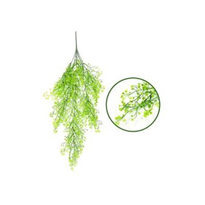 Planta decorativa, realiste, pentru interior si exterior, se pot uni mai multe ramuri, transforma orice spatiu - IVYORA verde