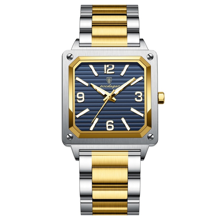 Poedagar Casual Fashion világító indexek acél ezüstkék