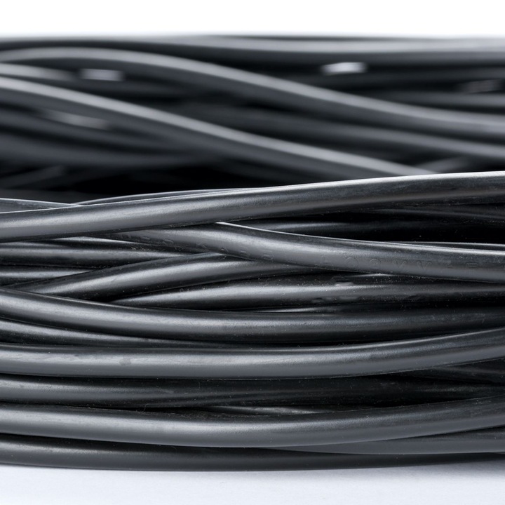 Függesztő kábel, PVC, 2x0, 75 mm², 1 m, fekete ORION