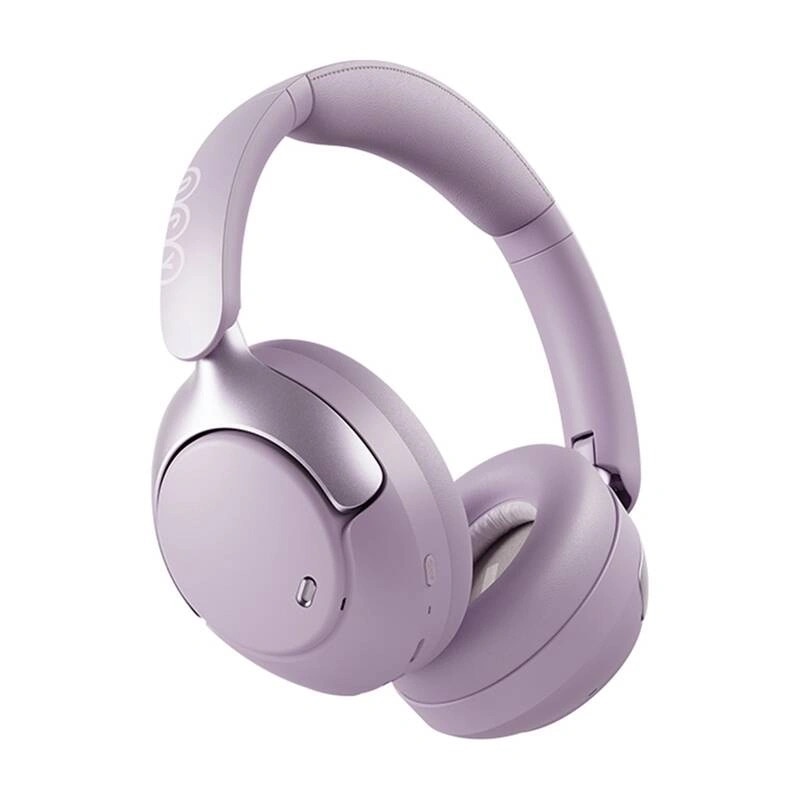 Casti Pro Casti wireless QCY H3 Pro ANC, violet, 40mm, 55 ore autonomie - eMAG.ro