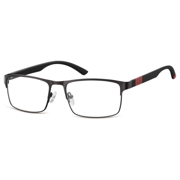 Ochelari de vedere, Sunoptic, 990A, negru, set cu etui si stergator de lentile