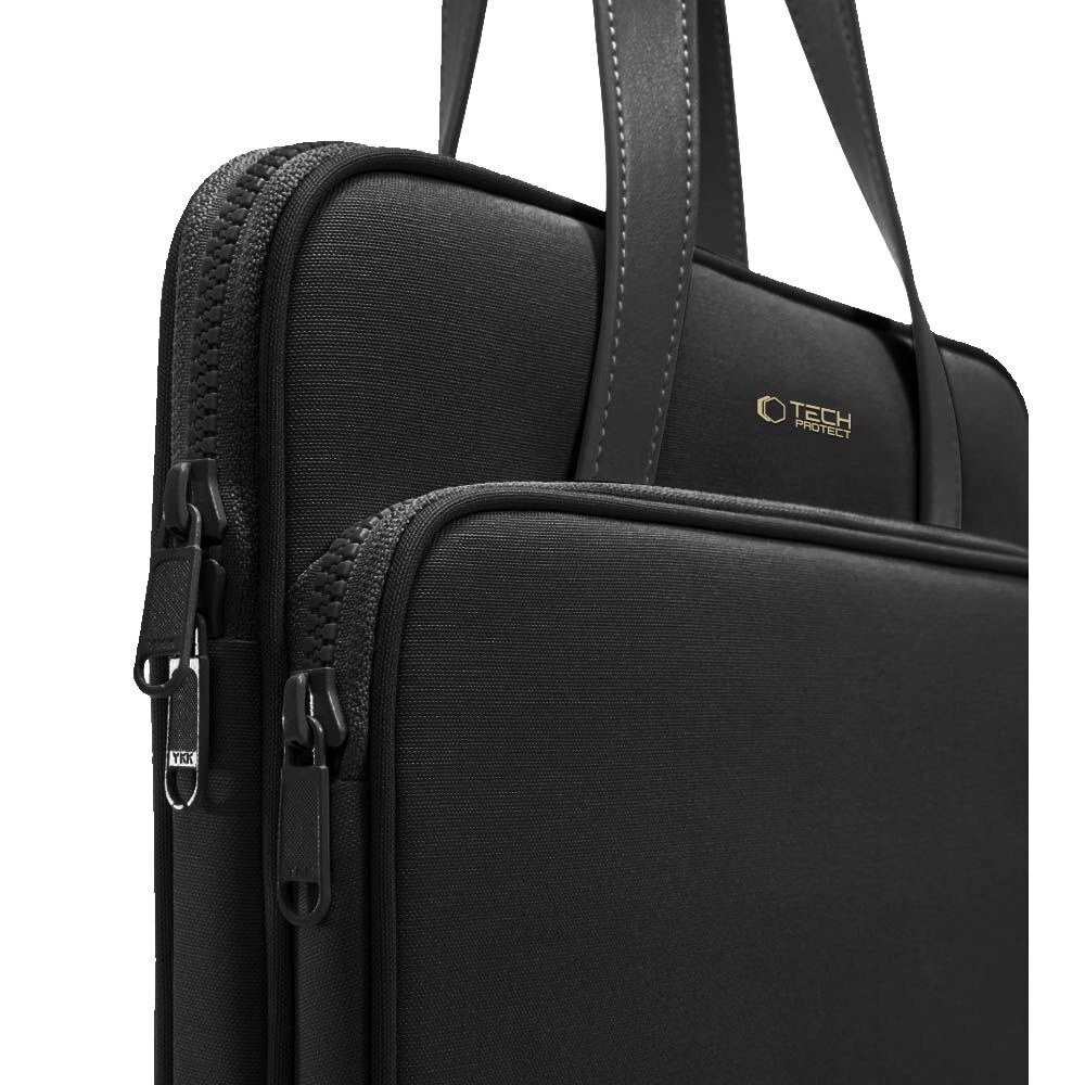 Geanta laptop Tech-Protect, set, neagra, 410x305x45mm, 380x280x30mm