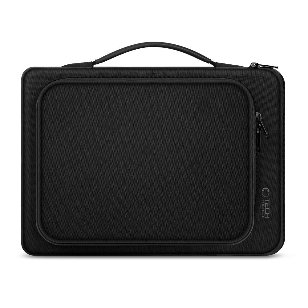 Geanta laptop Tech-Protect Basic Bag, 13-14 inci, neagra, dimensiuni 350x255x45mm