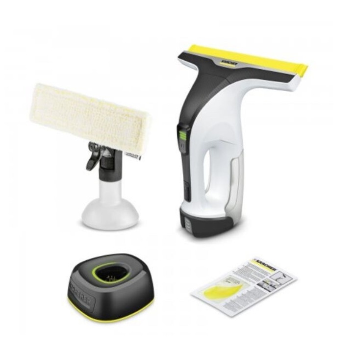 KARCHER WV 4-4 Plus комплект за миене на прозорци с батерия, 28см, черно/бяло