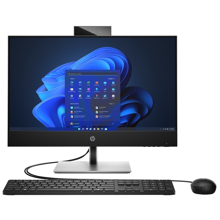 PC All-in-One HP ProOne 440 G9, Intel Core i5-13500T, 8GB RAM, 512GB SSD, 23.8" FHD, Negru