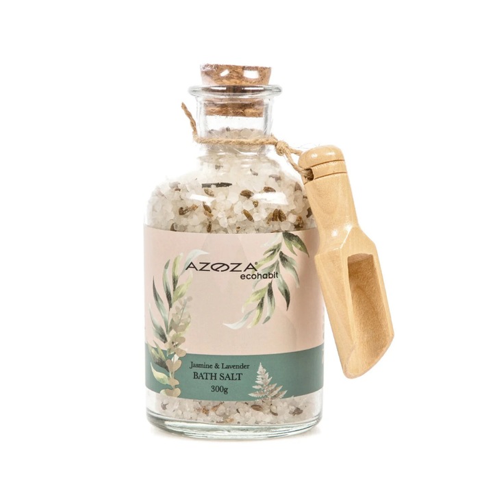 Sare de baie Berryshop® Eco Habit cu lavanda uscata 320g