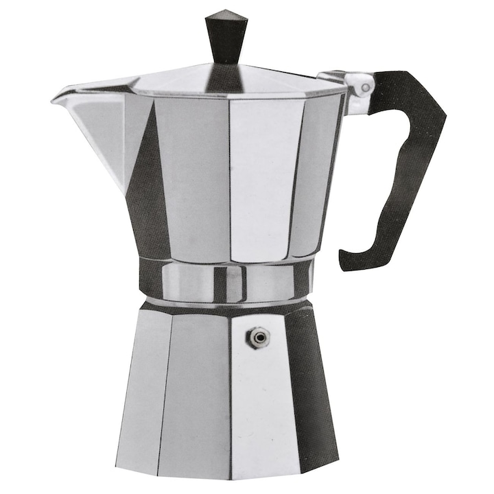 Espresor de cafea pentru aragaz Shopiens® din aluminiu, 17 cm