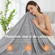 Patura Electrica Horigen® ComfyHeat, 200W, 200 x 180 cm, Incalzire Rapidat, Telecomanda, Ultra Soft, Timmer Auto-OFF, 5 Trepte de Caldura, Material 220 GSM, Instalatie Incalzire Japoneza, Curatare Masina Spalat, Gri