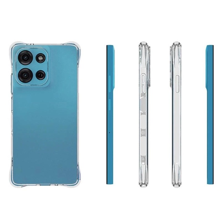 Кейс за Motorola Moto G75 tpu airshock прозрачен