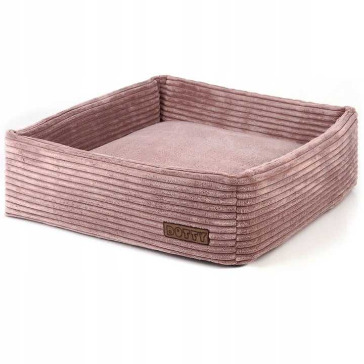 Легло за куче или котка, DOTTY, модел CUBE, розово, 50х50см