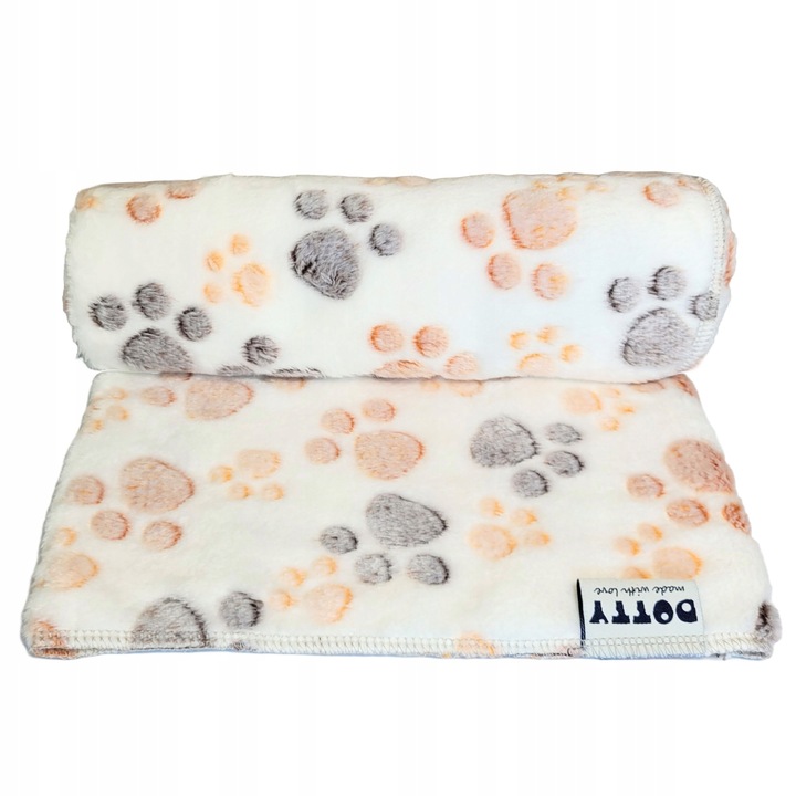 Кучешко одеяло, DOTTY, 60x40см, полар, отпечатък на лапа