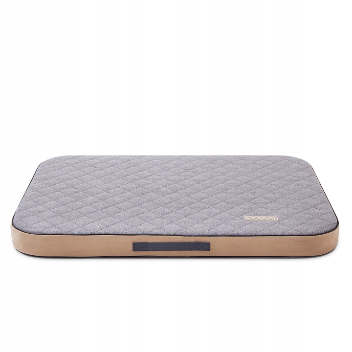 Saltea ortopedica pentru caini, DOTTY, 2XL, 8cm grosime, gri