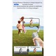 Стабилизатор за телефон, GoPro, Insta360, Gimbal с приложение за IOS и ANDROID, 3-осен стабилизатор, проследяване на лица и обекти, разклащане, bluetooth връзка