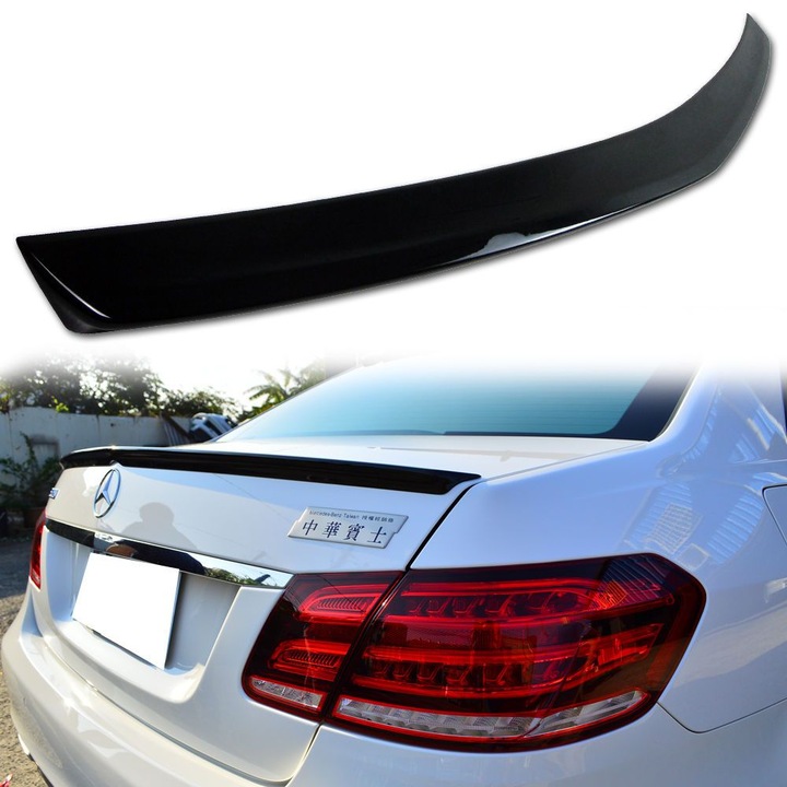 Eleron portbagaj compatibil Mercedes E-Klasse Clasa E w212 Vopsit profesional Negru lucios cod MB 040 Calitate Premium