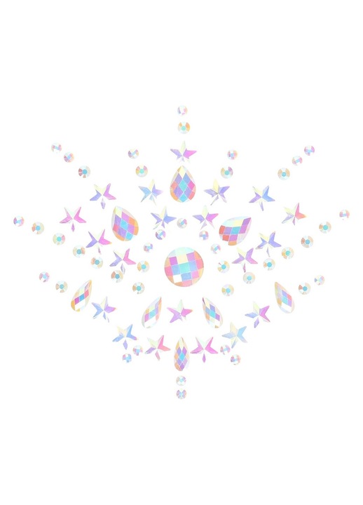 Ouch! by Shots mellkas matrica, fényes, foszforeszkáló