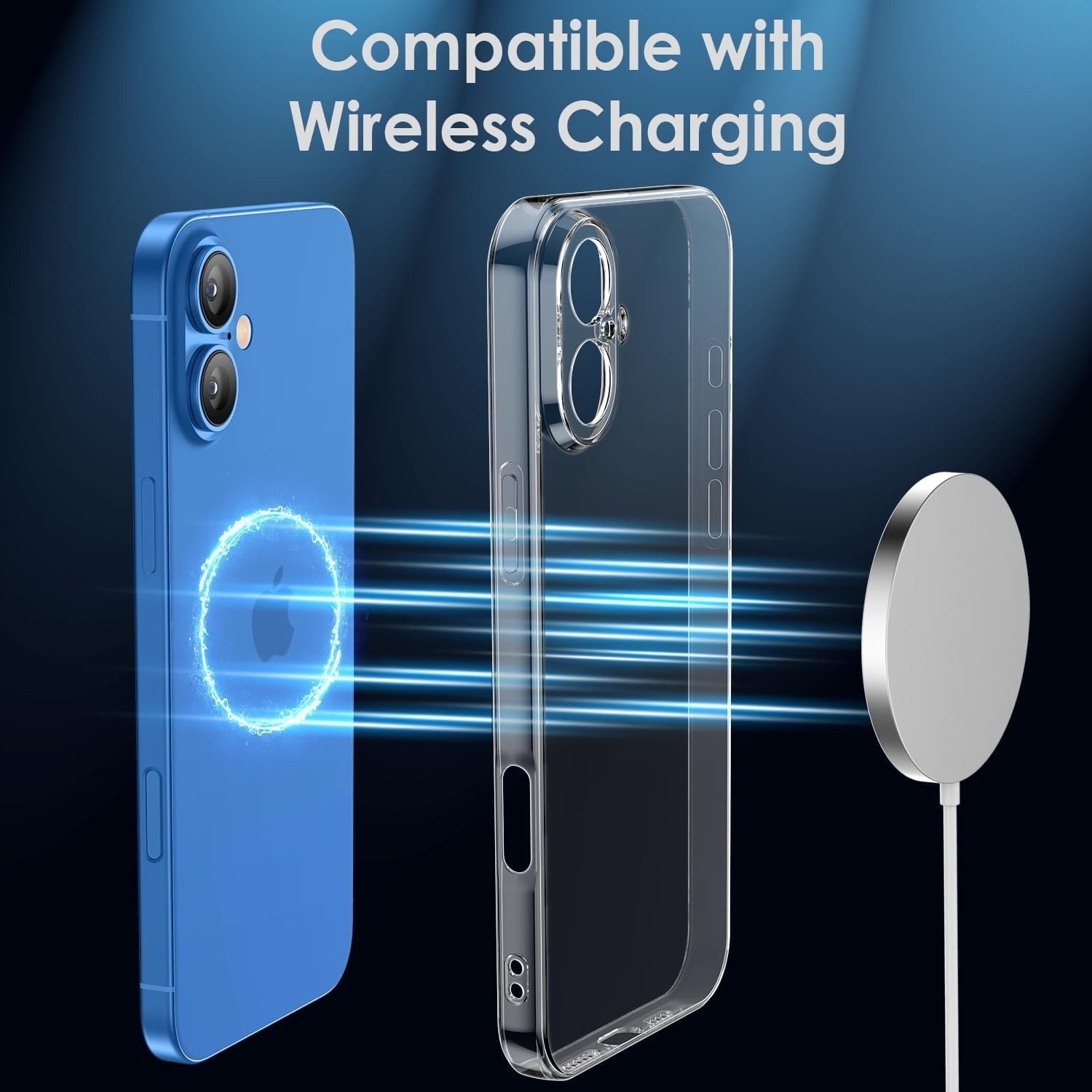 Husa de Protectie, Compatibila cu Apple iPhone 16 Plus, TPU, Antisoc, Rezistenta la Impact, Protectie Camera, Transparenta
